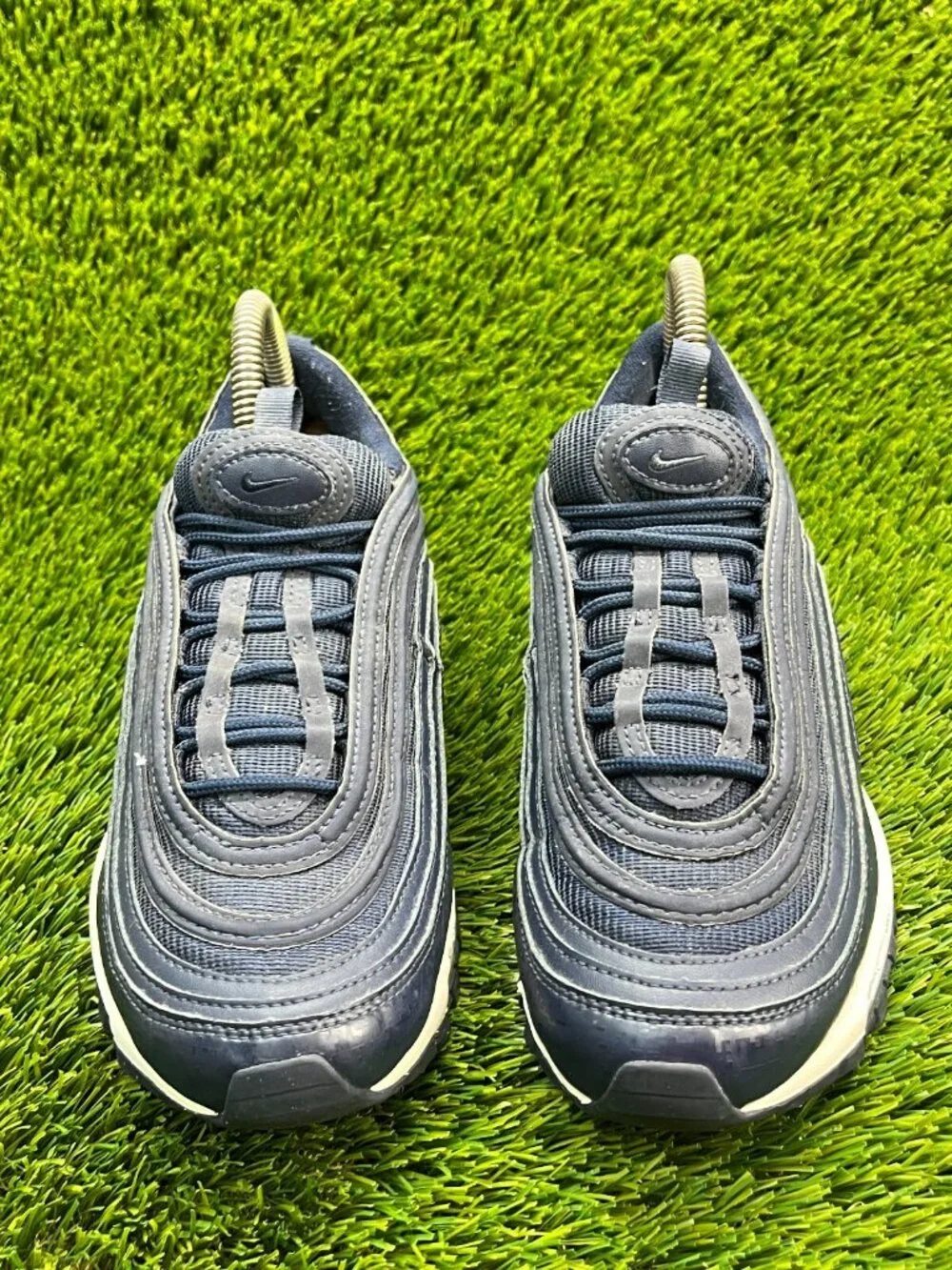 Nike Air Max 97 Obsidian Blue Boys Size 5.5Y‎ Casual Running Shoes Sneakers